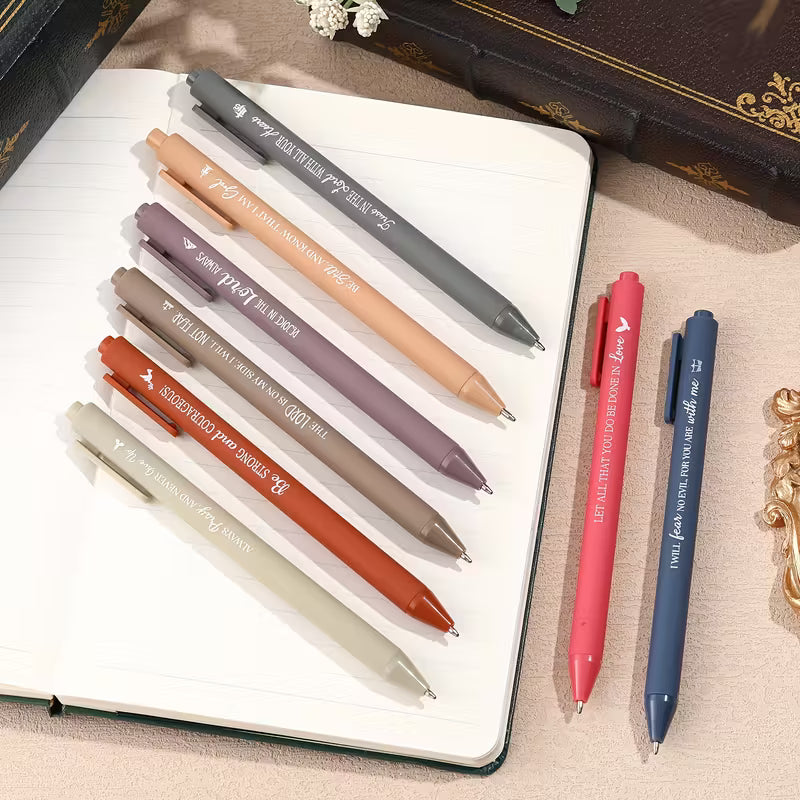 Bible Verse Pens Set (8 pens)