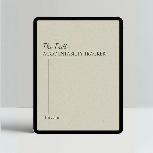 Faith Accountability Tracker